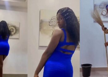 Lady shows what she looks like in her boyfriend’s house versus what she looks like in her mother’s house (VIDEO)