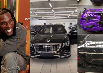 Singer, Burna Boy Splashes millions on three luxury cars (Photos/Videos)