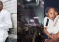 Moment Wizkid paid tribute to Davido’s late son during a performance in New York (Video)