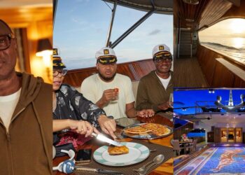 Inside billionaire, Femi Otedola’s luxury 60th birthday aboard the Christina O yacht (video)