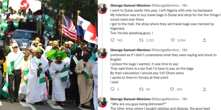 Nigerian man shares his experience with other Nigerians he encountered abroad