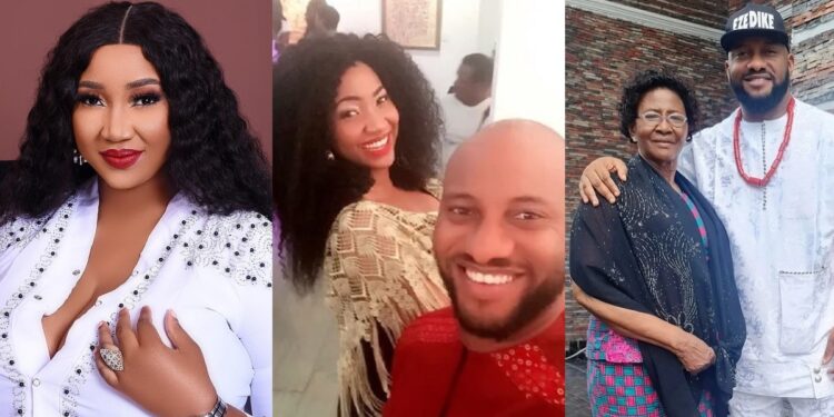 “Social media wife” – Yul Edochie’s second wife, Judy, dragged over reaction to husband’s recent outing with his mother