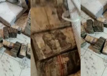 Bags of damaged Naira notes discovered after CBN unveiled newly re-designed Naira notes (video)