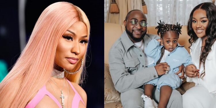 Nicki Minaj sends her condolence to Davido and Chioma over son’s death