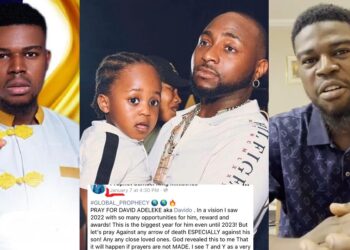 “There’s still a second part to the prophecy” – Pastor who predicted Davido’s son, Ifeanyi’s death in a Facebook post in January speaks (Video)