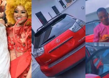 BBNaija star, Phyna buys her father a brand new Lexus SUV (Video)