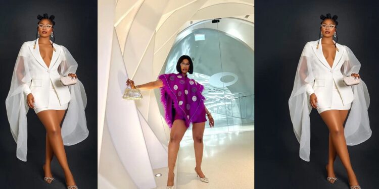 “Don’t be stupid” – Tacha carpets troll who challenged her for repeating outfit.