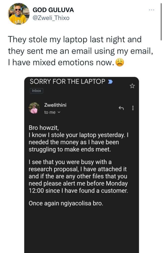 Man who received 