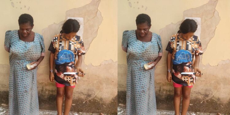 Enugu police arrests 18-year-old girl for killing her new born baby following the advice from her 60-year-old mum