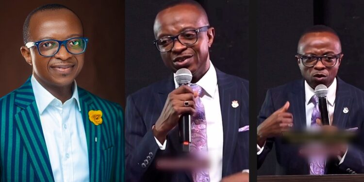 “Is it only women that have infertility problems?” – Pastor David Adeoye questions why men don’t come out during prayer for the fruit of the womb (Video)