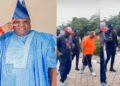 Ademola Adeleke, shows off his dancing skills as he prepares for his inauguration as Osun state governor. (Video)