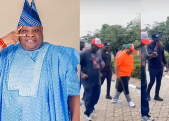 Ademola Adeleke, shows off his dancing skills as he prepares for his inauguration as Osun state governor. (Video)