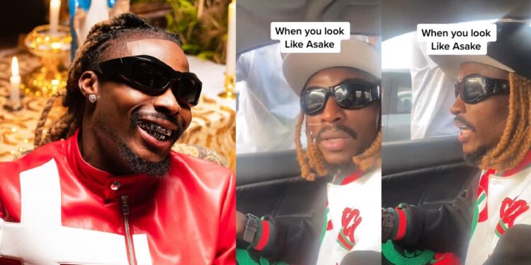 Singer Asake's lookalike