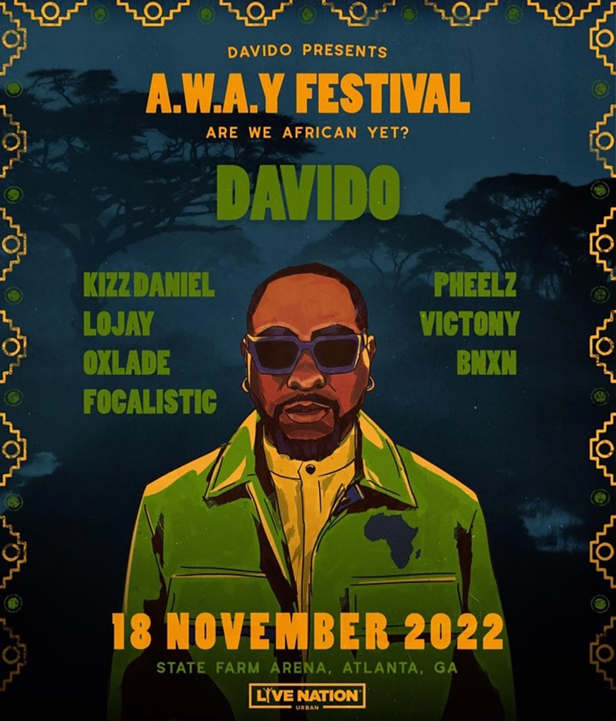 “God console him” – Fans reacts as Davido deletes his music festival posts from his Instagram page 3 away festival 2022 billboard 1240