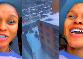 Nigerian lady ecstatic