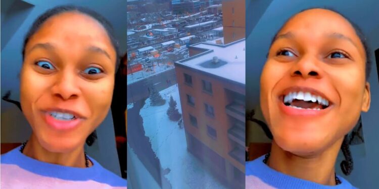 Nigerian lady ecstatic