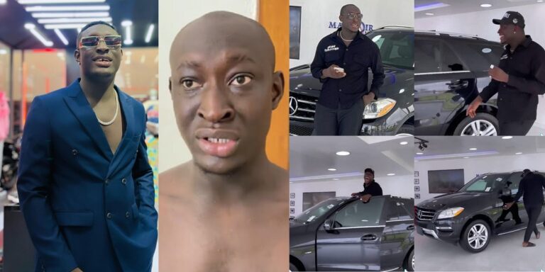 Skitmaker, Carter Efe buys himself a Mercedes Benz