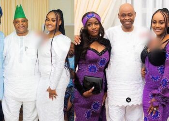 “Mrs Adeleke” – Fans gushes as Chioma is spotted with ‘wedding ring’ in new photos