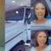 Christy O excitedly flaunts