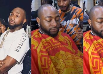 “He’s cried his eyes out” – Reactions as video of Davido with ‘visibly red and puffy eyes’ surfaces (Watch)