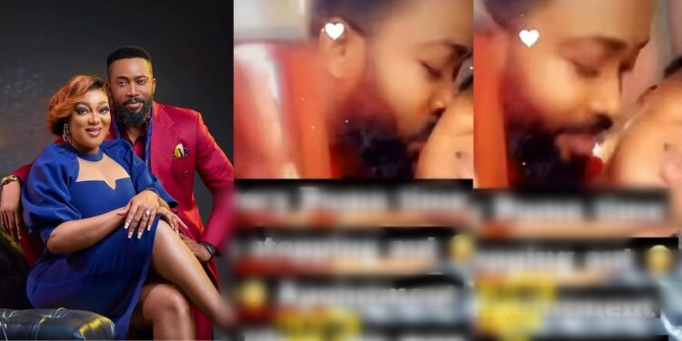 “There’s no husband in town” — Actor Freddie Leonard teases his wife, Peggy in new loved-up video (Watch)