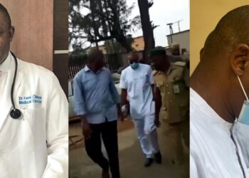 “kirikiri boy” – Comedienne, Princess reacts as video shows doctor accused of defiling his wife’s niece being led to Ikoyi Correctional Center (Watch)