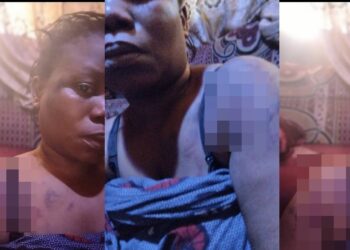 Woman bails out her husband after he was arrested for beating her.