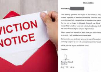 “Leave my house with your demon of prostitution” – Landlord gives strange reason for issuing notice to his tenant.
