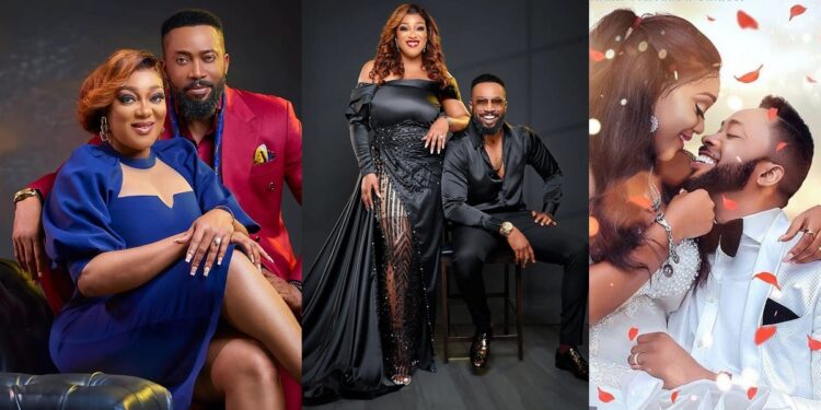 “The love we have is something of a miracle” – Actress, Peggy Ovire gushes over Freddie Leonard as they hold their traditional wedding