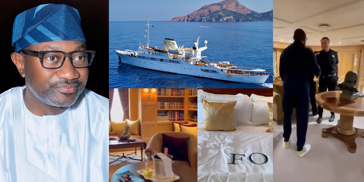 how much is femi otedola yacht