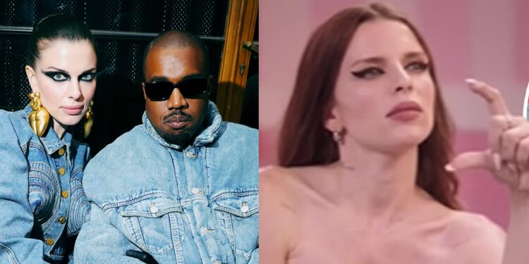 Actress, Julia Fox gives graphic description of her ex- Kanye West’s manhood size (video)