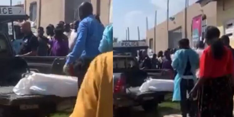 Nigerian man arrested for allegedly behe@ding his girlfriend in Ghana (videos)