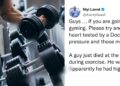 28-year-old man dies while exercising at the gym
