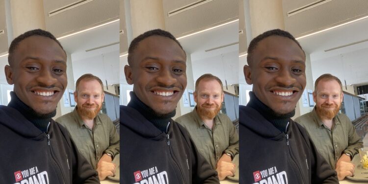 “This is the real cultural shock” – Nigerian man expresses shock at having lunch with his lecturer.