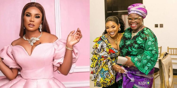 “I wish you were here to see me fall in love again” – Actress, Iyabo Ojo remembers mum 2 years after death (Video)