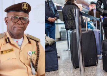 “The rate at which Nigerian youths are leaving the country is worrisome” – NIS commander, Joachim Olumba.