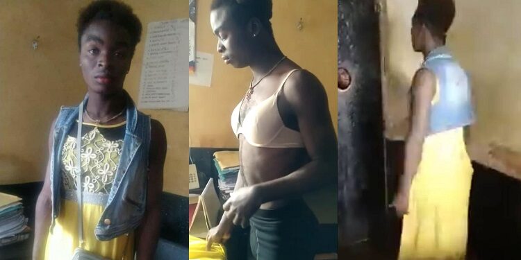 “I have harbored female feelings since childhood” – Man arrested for masquerading as a woman says (video)