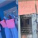 Celestial church members protest against their head prophet in Ibadan (Video)