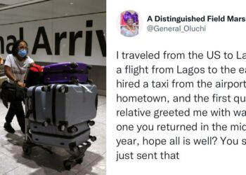 “The money you send home is more valuable than your presence” – Abroad-based Nigerian lady writes on the ‘greedy’ attitude of relatives in Nigeria.