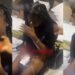 Lady embarrassed