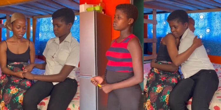 “My responsibility is to love her” – Lady says as she proudly flaunts her ‘pregnant teenage daughter’ (Video)