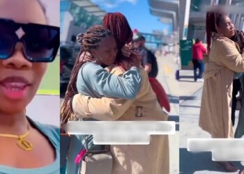 Nigerian lady reunites