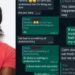 Nigerian lady shares chat with stepfather who wants to date her days after mum’s burial (Screenshots)