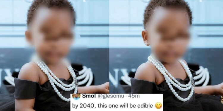 Male Twitter users under fire over comments ‘sexualising’ beautiful baby girl