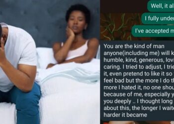 “I tried to adjust” – Heartbroken man shares chats with girlfriend who broke up with him for being too ‘perfect’ (Screenshots)
