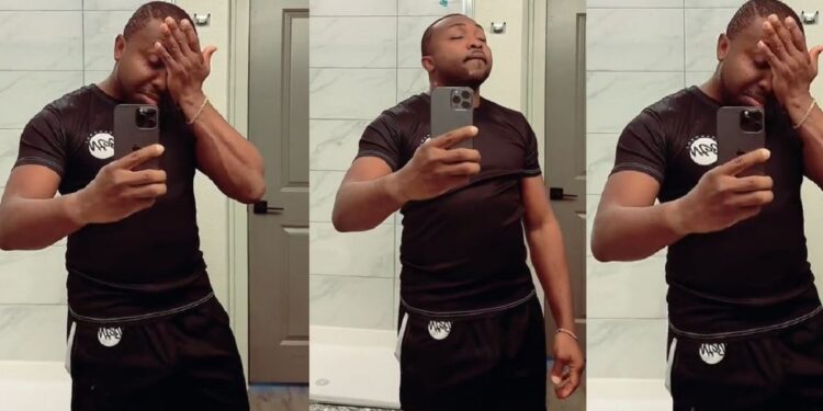 ”I still can’t move on” – Heartbroken man bursts into tears one year after being dumped (Video)