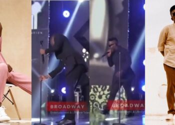 comedian Bovi lowered
