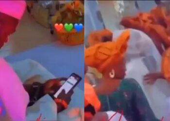 Groom caught placing bets on his wedding day. (video)