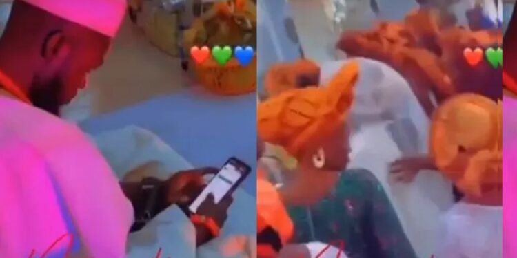 Groom caught placing bets on his wedding day. (video)
