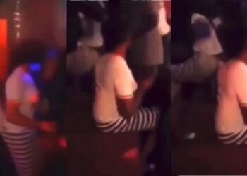 “So na man you be since?” – Angry men assault crossdresser inside club after realising they’ve been rocking their fellow man (Video)